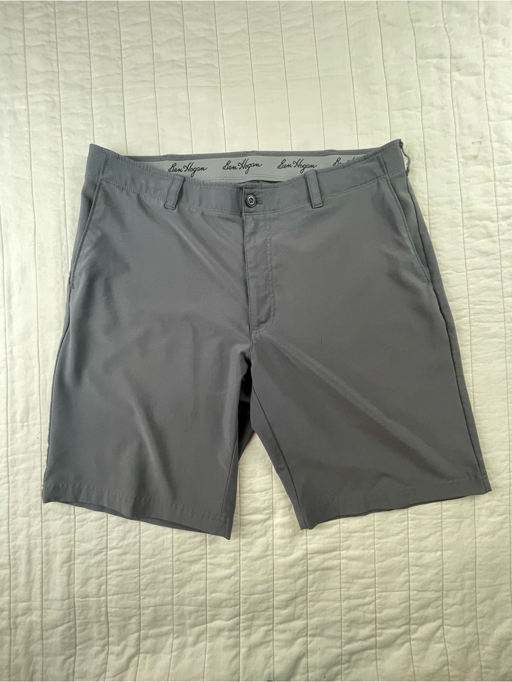Ben Hogan Men's Gray Hybrid Golf Shorts 36